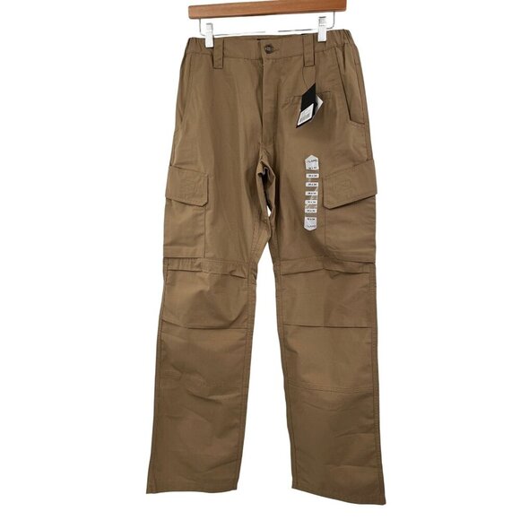 LA Police Gear Urban Ops Tactical Pants 30W/34L Coyote Brown Teflon Fabric Prote - Picture 1 of 14